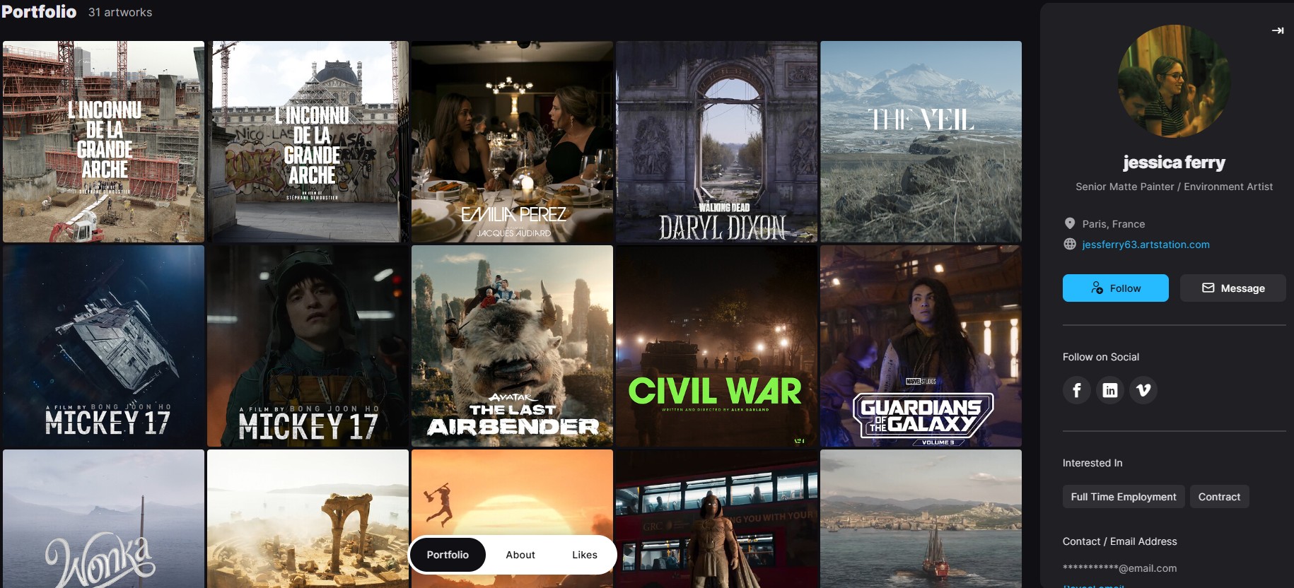 extrait portfolio jessica ferry