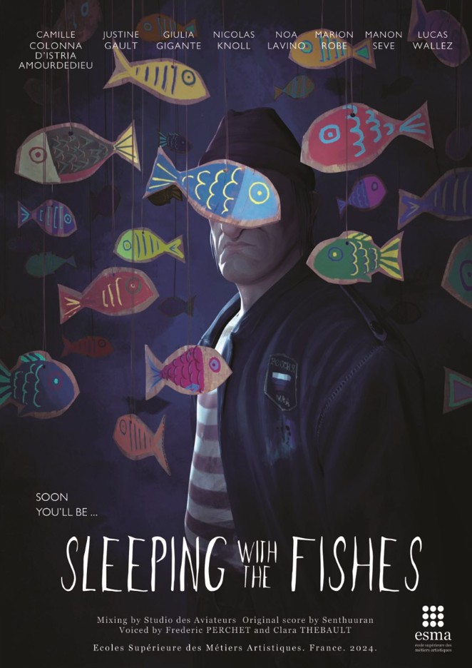 3D film poster 2024: Sleeping with the Fishes