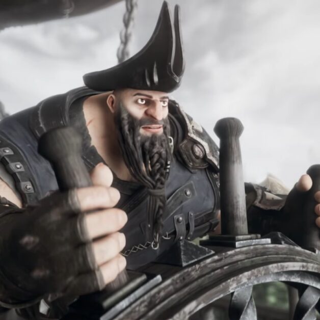 capitaine viktor qui conduit le bateau