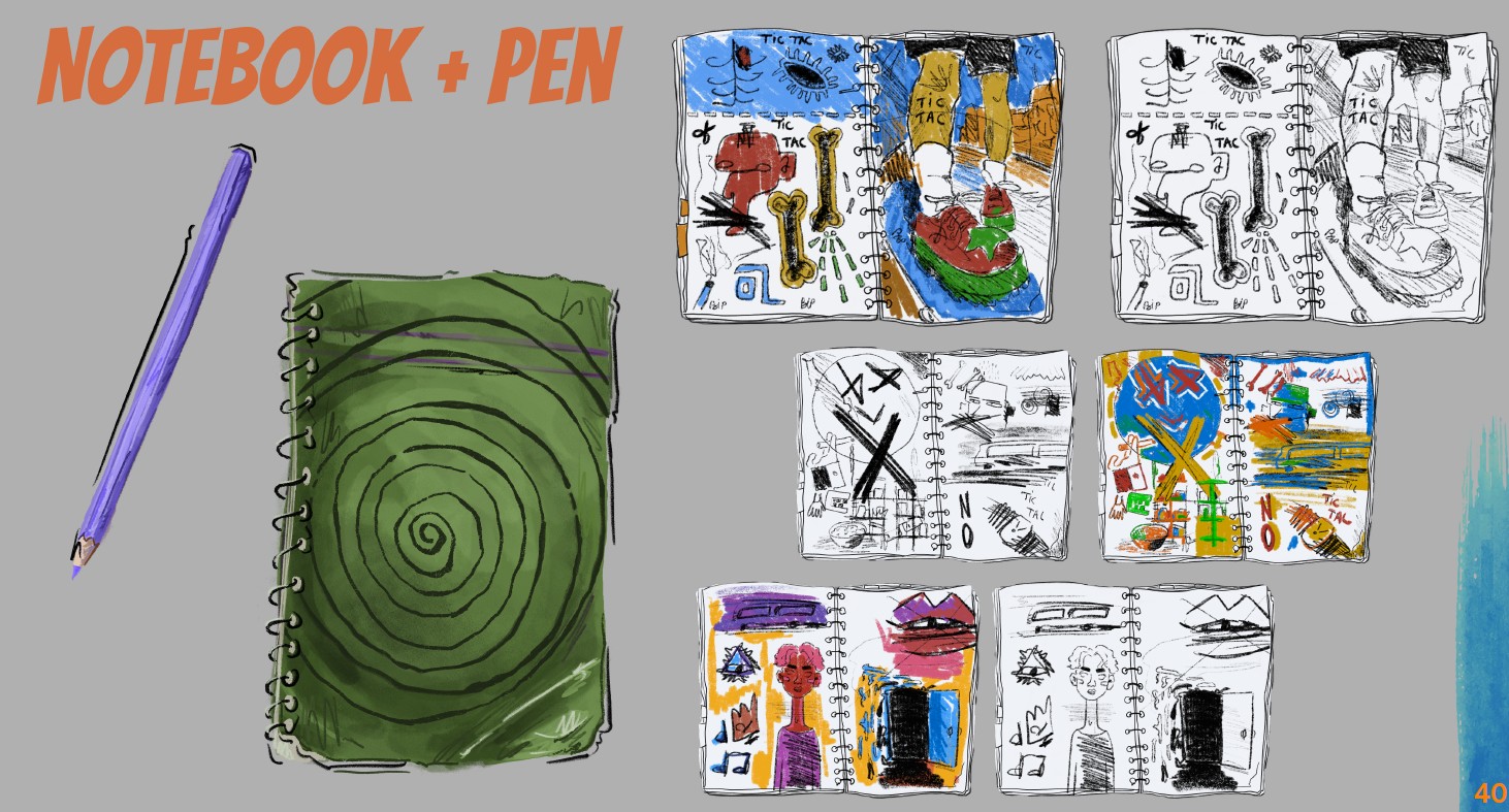 notebook & pen