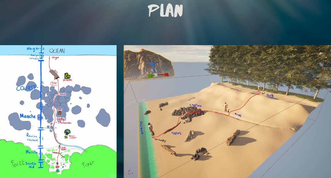 map of the beach
