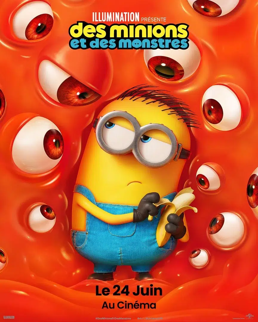 affiche des minions et des monstres