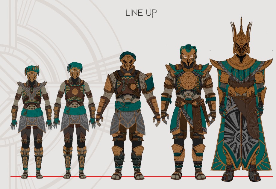 line up