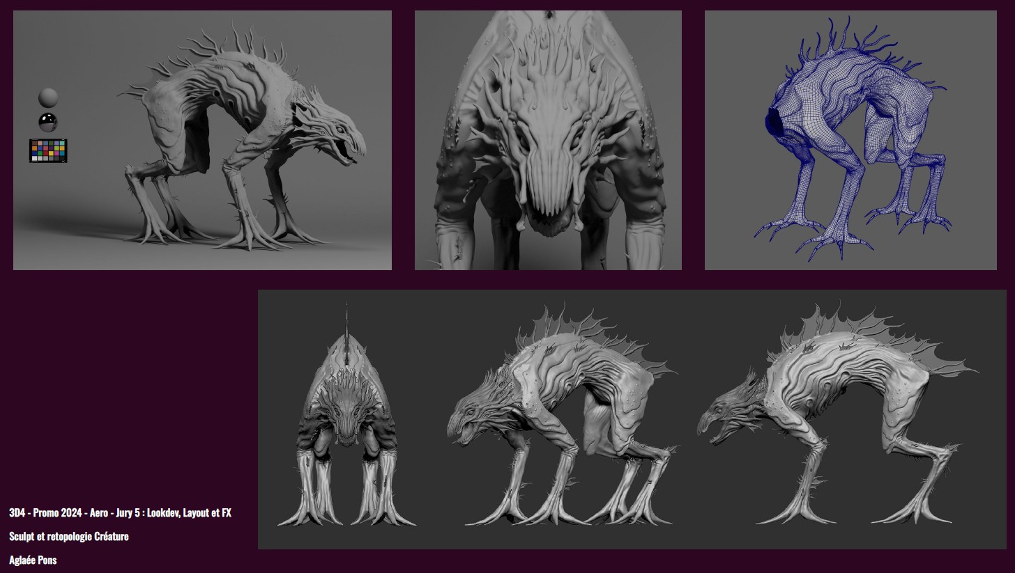 sculpt créature