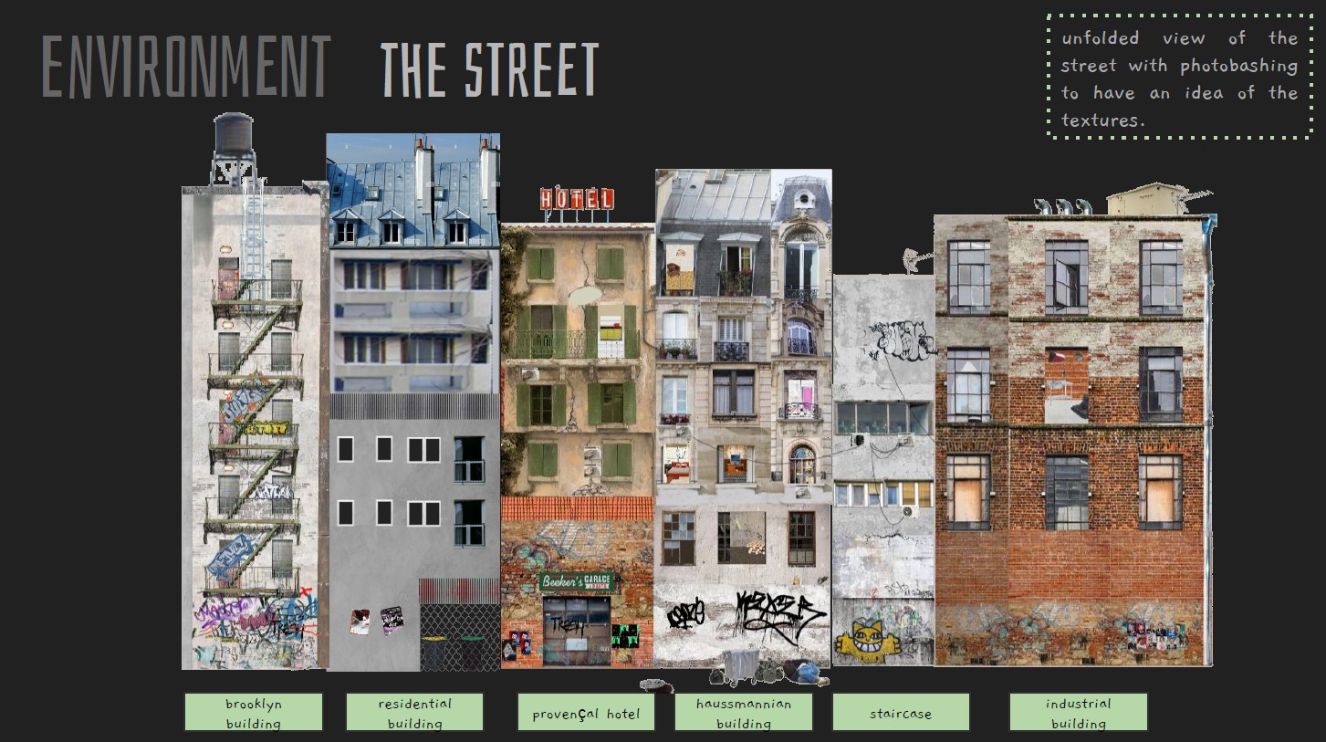the street environnement trash