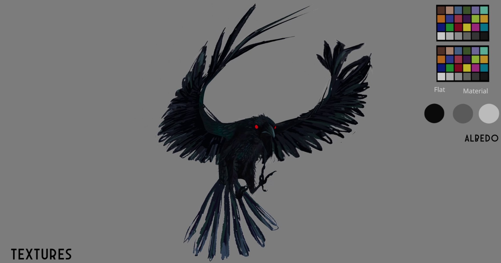 3D raven