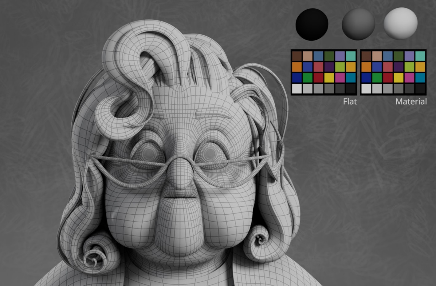 Rosie Head front lookdev