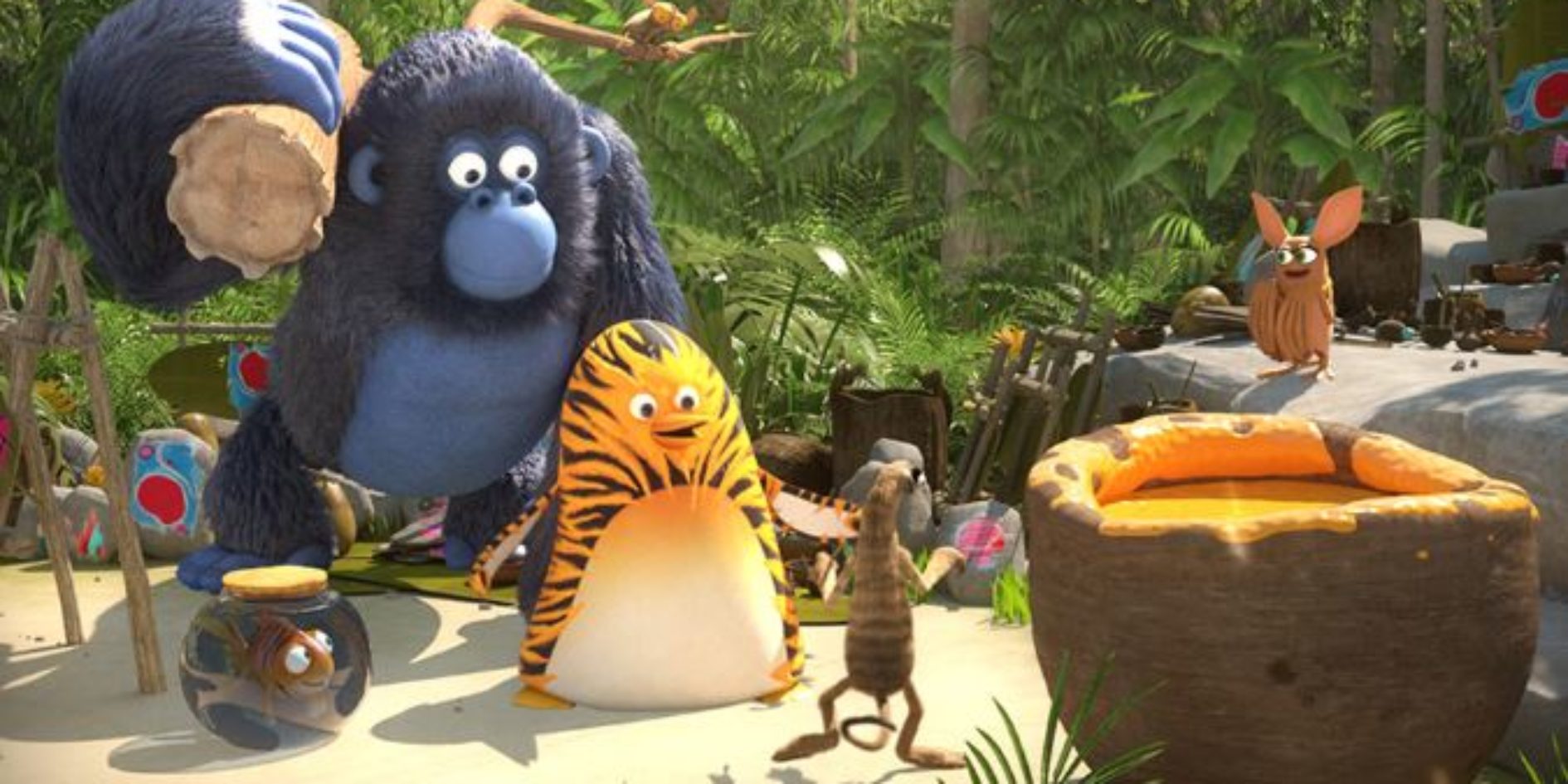 Отряд джунглей спешит на помощь. The Jungle bunch 2. Друзья из джунглей. The Jungle bunch 2: the great Treasure Quest фильм 2014. The Jungle bunch 2 2023.