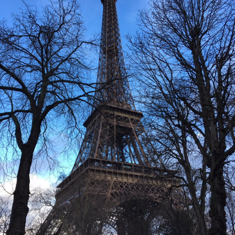 Les étudiants en voyage à Paris