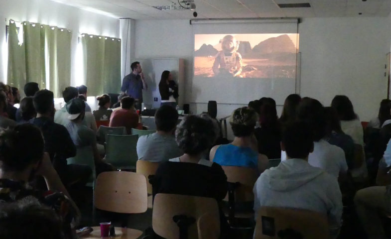 Brian Gossart et Dana Raad des studios MPC et The Focus par Technicolor en conférence à l'ESMA Montpellier