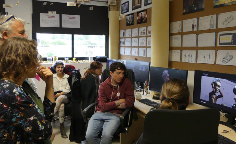 Découverte des projets étudiants de l'ESMA Montpellier par Audrey Serre et Lionel Fages du studio Cube Creative