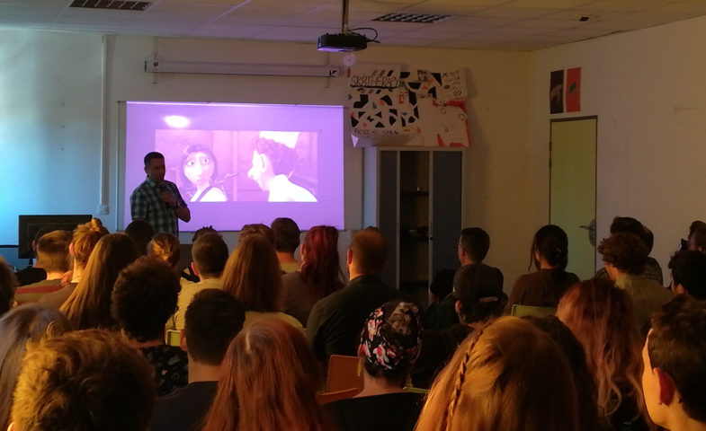 Andrew Gordon du studio DNEG en conférence à l'ESMA Montpellier