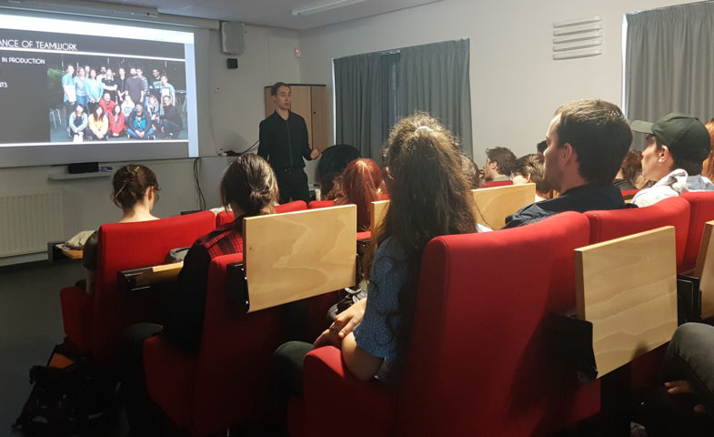 Romain Lavoine en conférence à l'ESMA Nantes