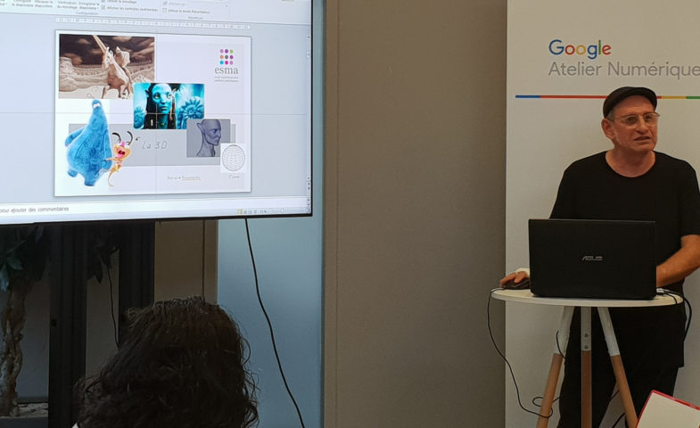 L'ESMA en conférence aux Ateliers Numériques de Google, sur la thématique de la découverte des métiers de l'animation