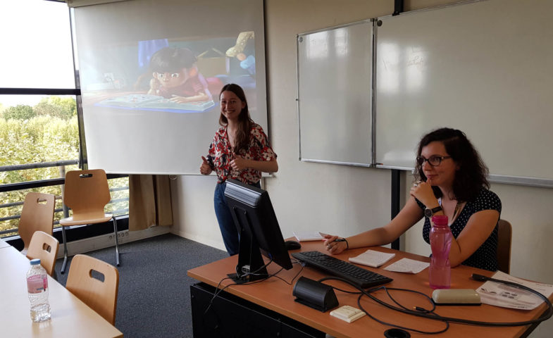 Séance de coaching à la Toulouse Business School pour les étudiants de l'ESMA pour préparer leur pitch au Cartoon Forum