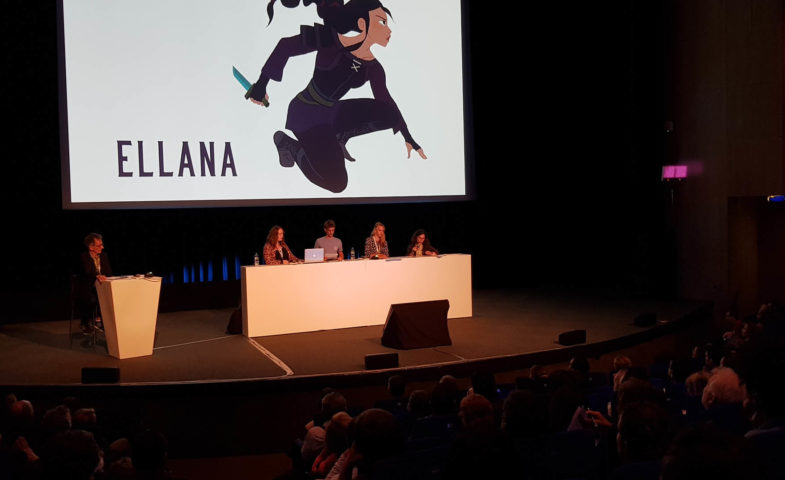 Présentation de la Quête d'Ewilan au Cartoon Forum de Toulouse