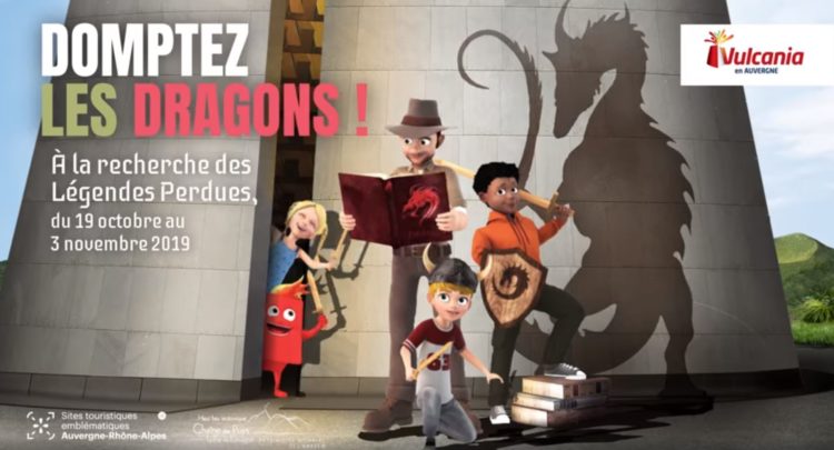 Achoo en projection sur un des plus grands écrans d'Europe, au parc Vulcania !