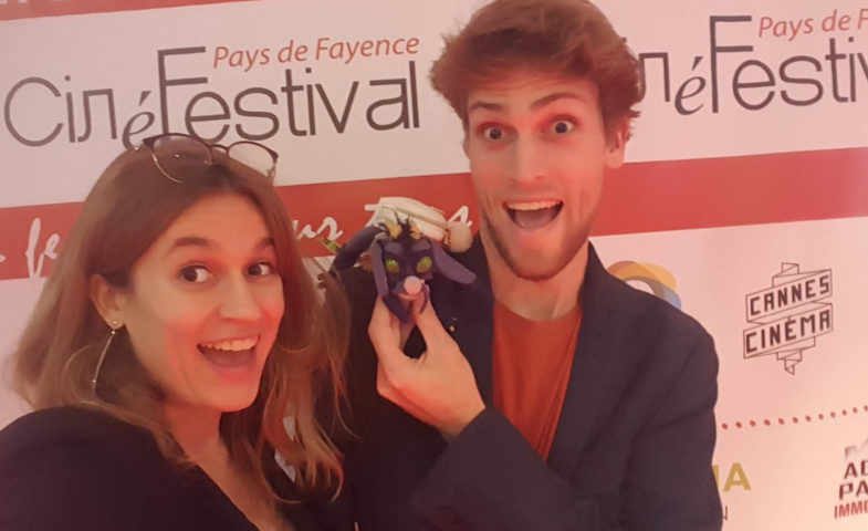 elise carret et lucas boutrot au ciné festival en pays de fayence 2019