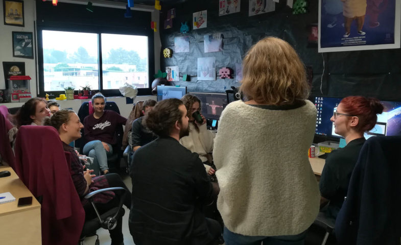 Rencontre des étudiants de dernière année de l'ESMA pour le studio UNIT Image