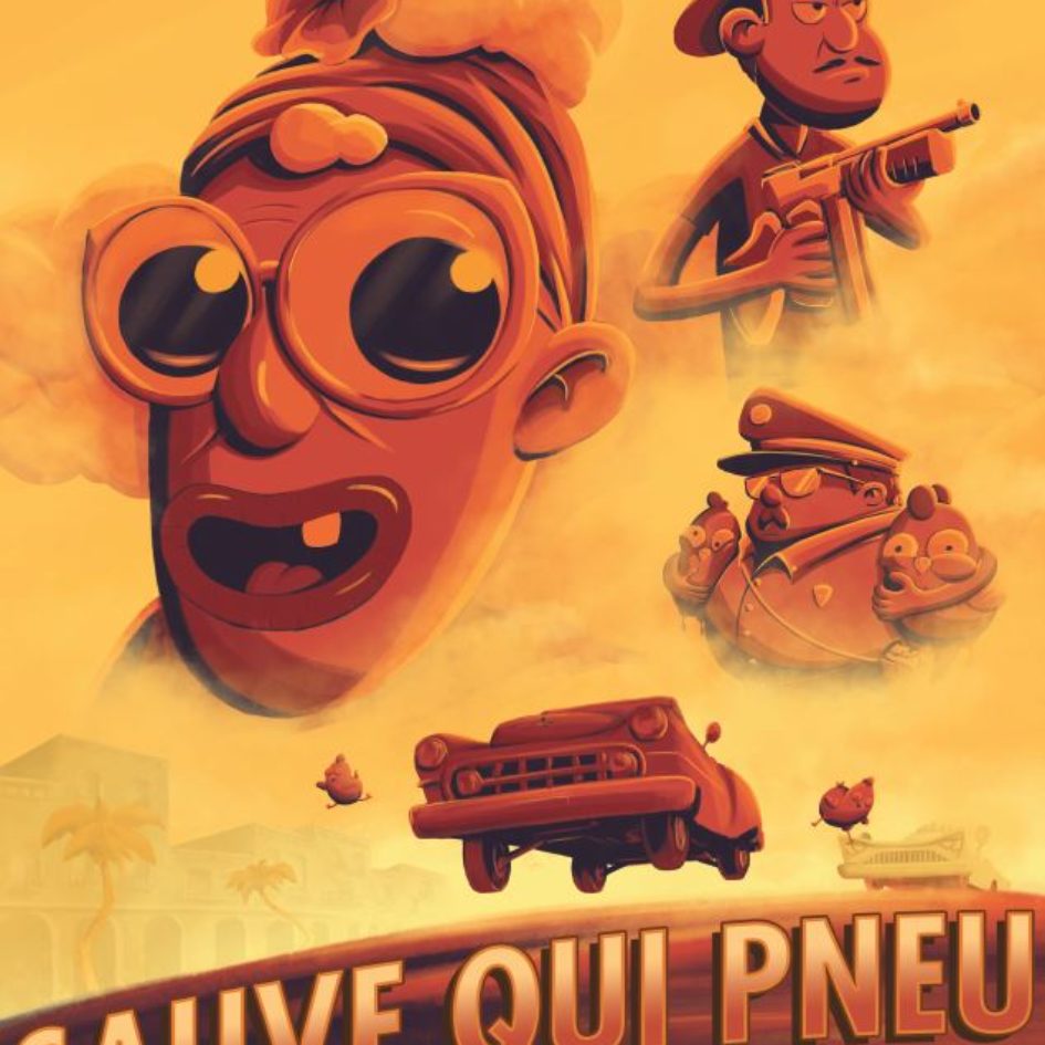 affiche sauve qui pneu