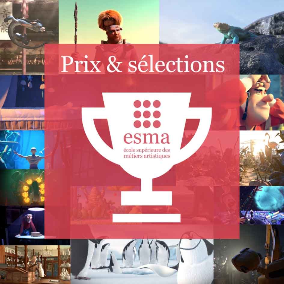 Prix et sélections des films de l'ESMA