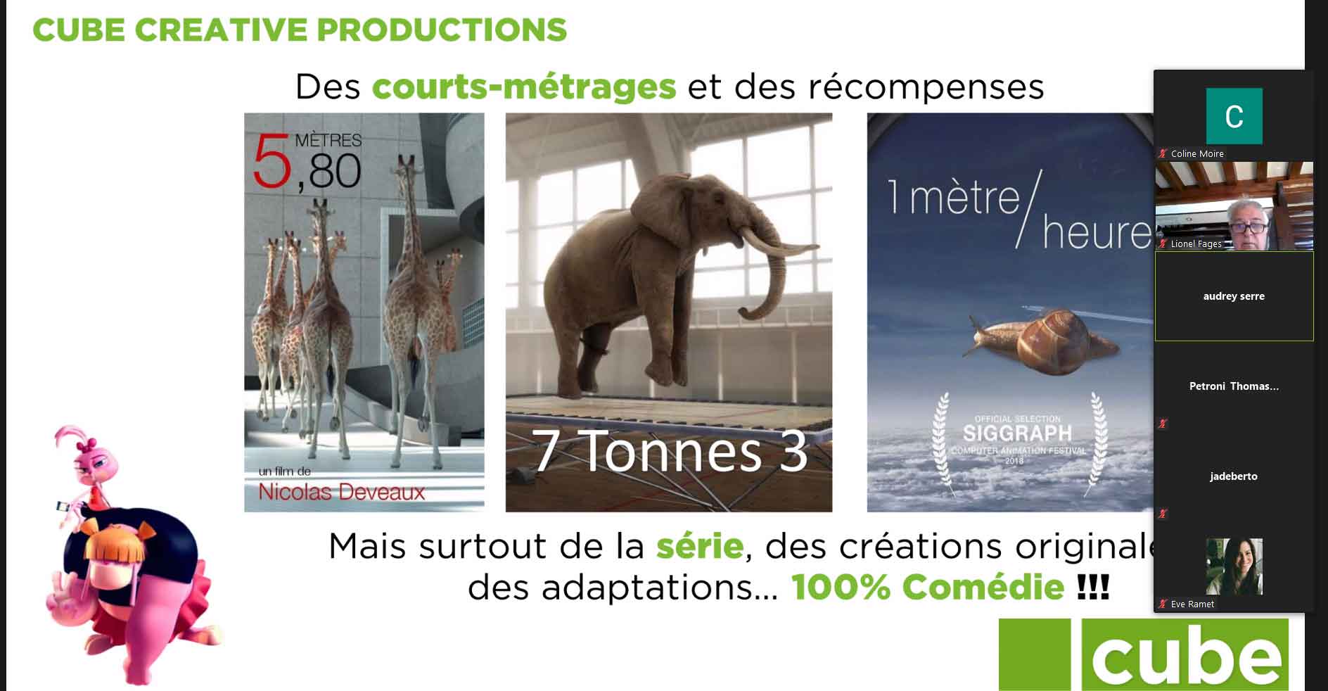 cube creative à l'ema