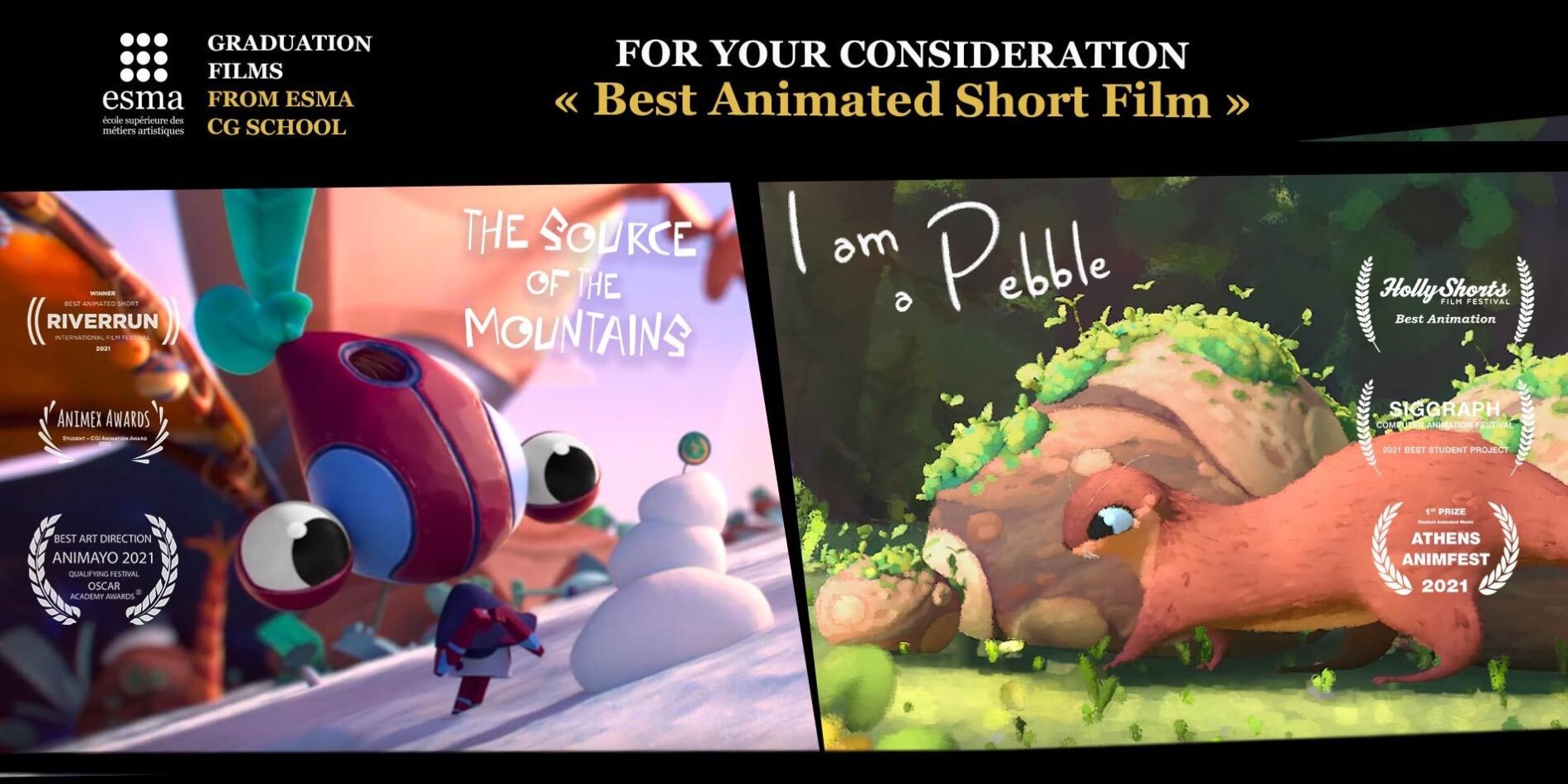 I am a Pebble” & “The source of the Mountains”: Best Animated Shorts Films?