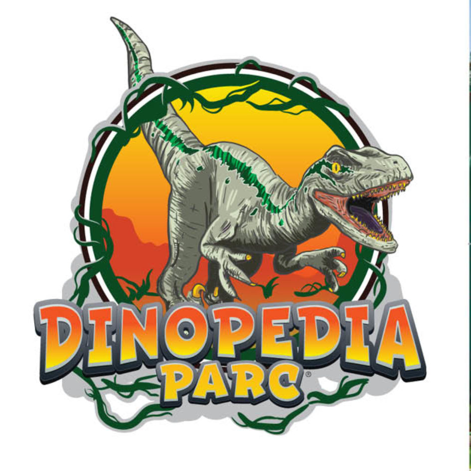 mésozoïque alternatif projeté au parc Dinopedia