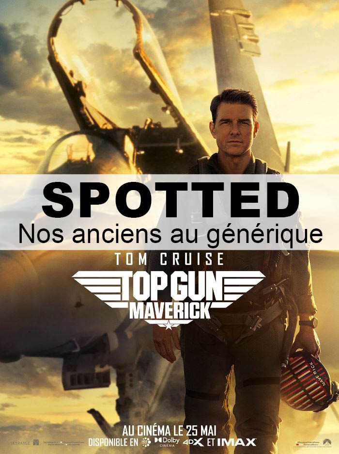 [Spotted] Our alumni in the credits of Top Gun: Maverick