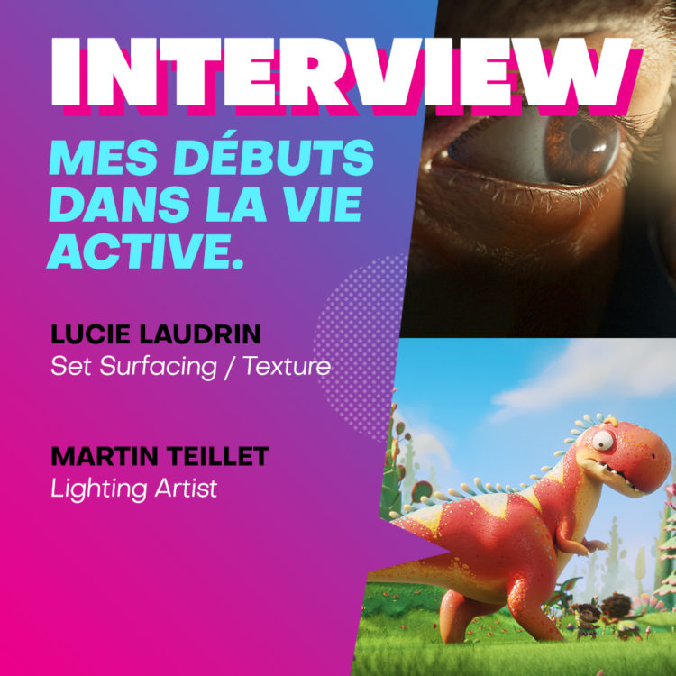 First steps in working life - Lucie Laudrin and Martin Teillet
