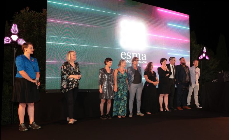 équipe pédagogique de l'esma lors de la soirée de jury 3d