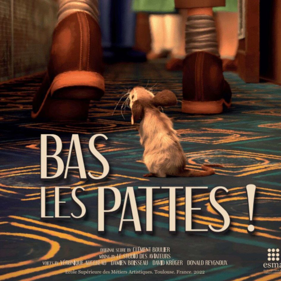 Bas les pattes ! affiche ESMA 2022