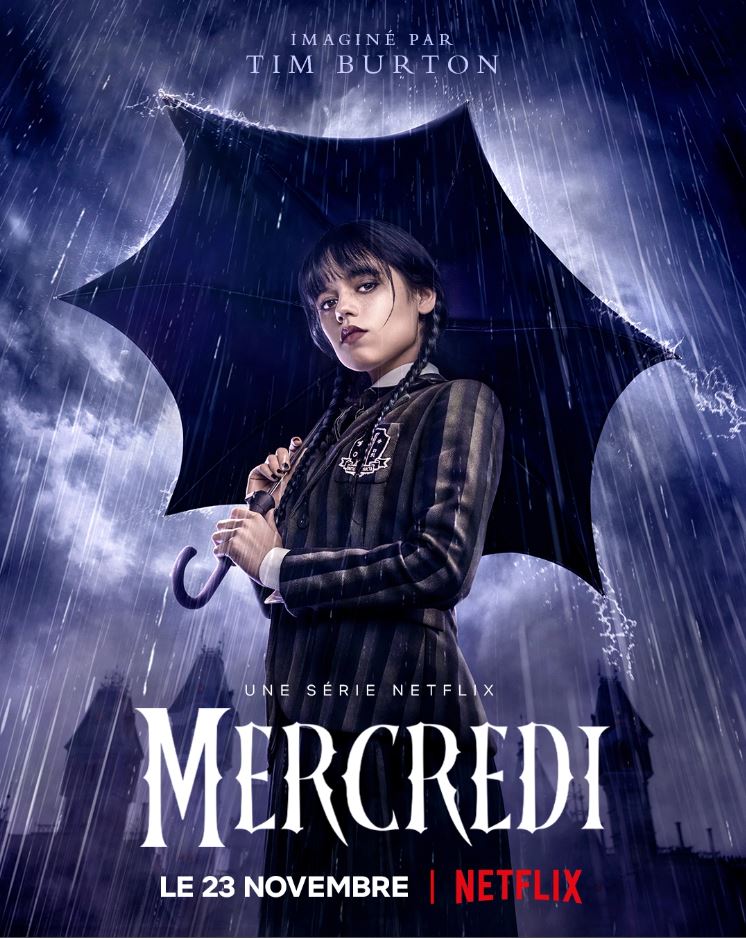 affiche mercredi addams