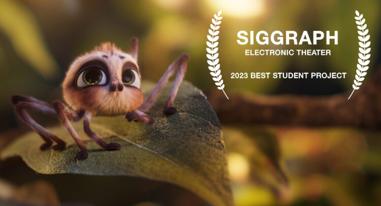 Swing to the Moon wins the Best Student Project award at SIGGRAPH 2023!