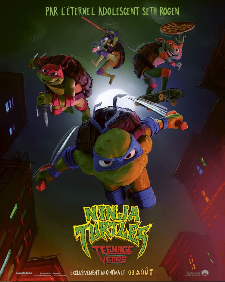 [Spotted] Nos anciens au générique du film Ninja Turtles - Teenage Years