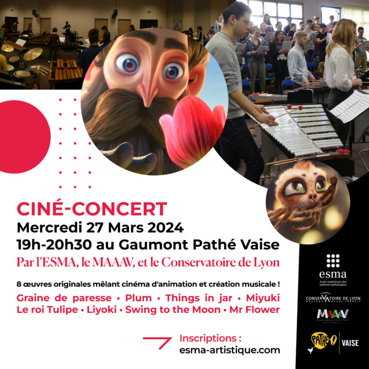 Ciné-concert 3D : 8 films de l'ESMA en musique !