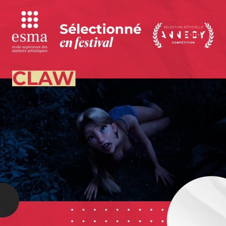 Claw, sélectionné au festival d’Annecy 2024 !